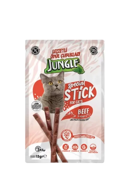 JUNGLE ÖDÜL MAMASI 3 LÜ STİCK BİFTEK